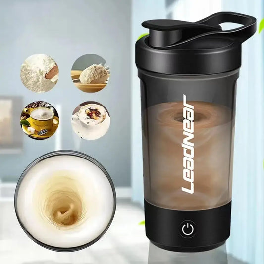Garrafa Shaker Elétrica Portátil para Academia – 450-650ml